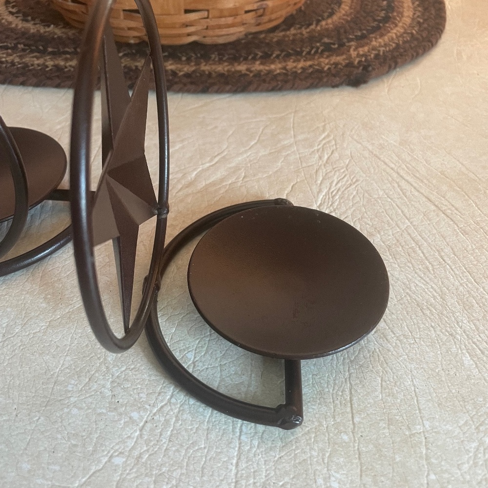 Heavy metal candle holders